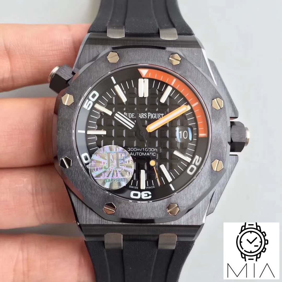 Audemars Piguet Royal Oak Offshore Diver 15707CE.OO.A002CA.01 JF Factory V5 Black Dial