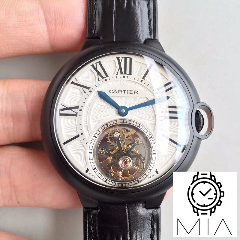 Ballon Bleu De Cartier Tourbillon White Dial