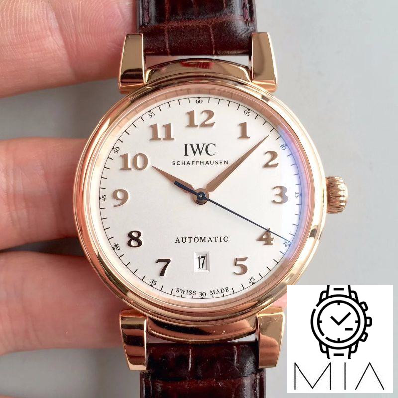 IWC Da Vinci Automatic IW356601 Rose Gold MKS Factory White Dial