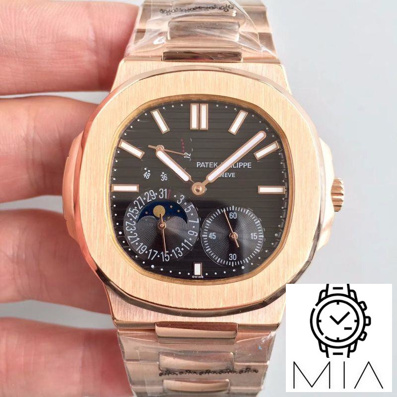 Patek Philippe Nautilus Moonphase 5712R-001 Black Dial