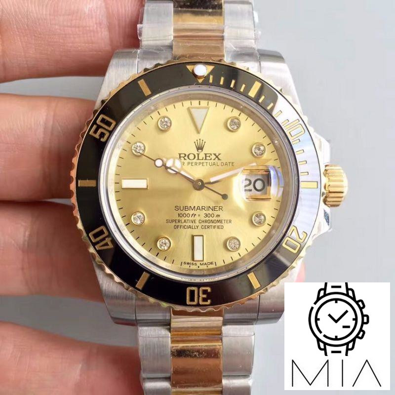 Rolex Submariner Date 116613LN 2018 Noob Factory V8 Champagne Dial