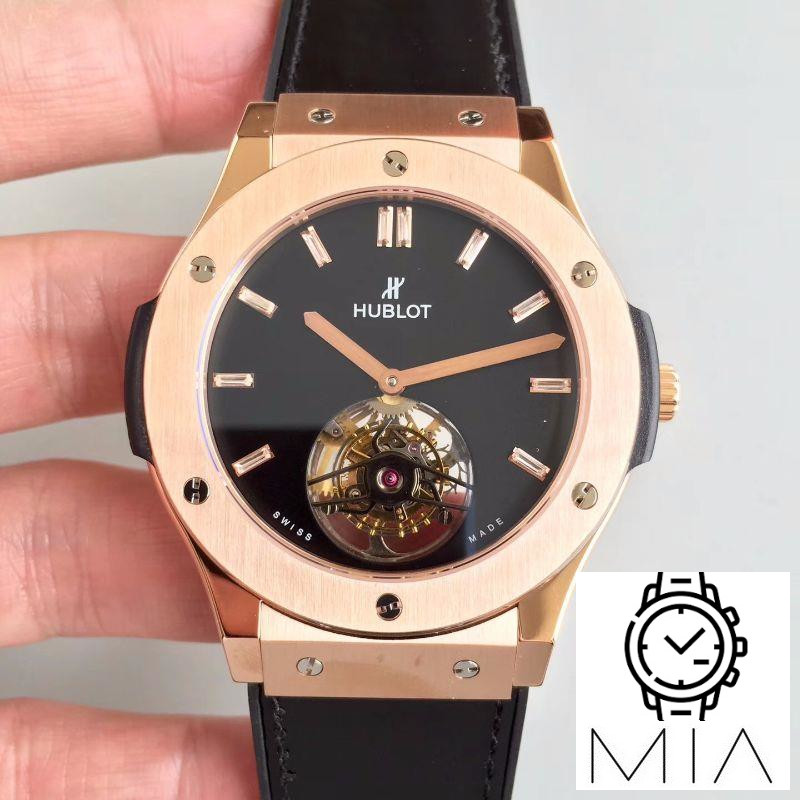 Hublot Classic Fusion Tourbillon 505.OX.1180.LR Black Dial