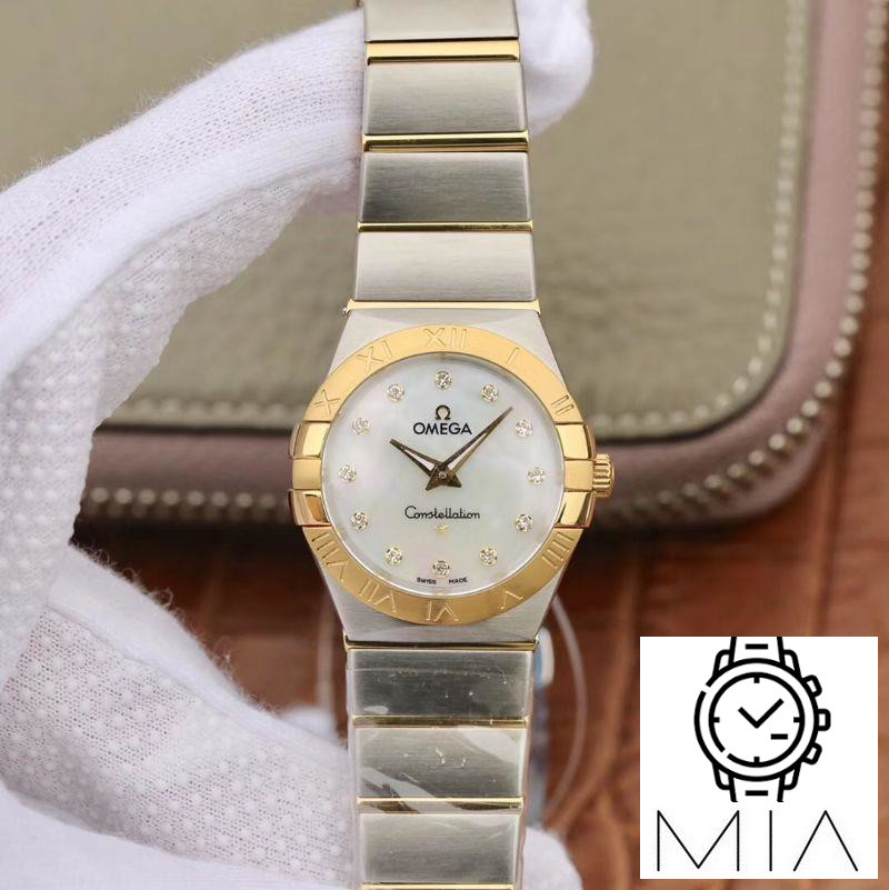 Omega Constellation Ladies 1371.71.00 TW Factory White Mother-Of-Pearl Dial