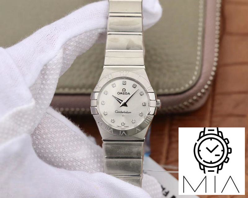 Omega Constellation Ladies 123.10.27.60.55.001 TW Factory Silver Dial