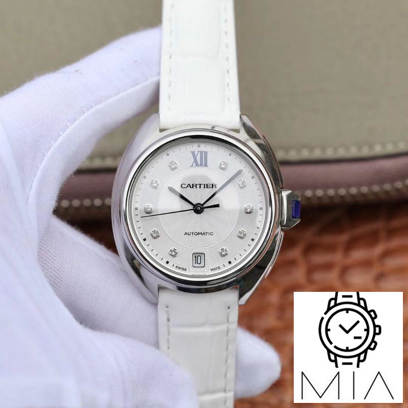 Cle De Cartier Ladies 35mm WJCL0032 Silver-gray Dial