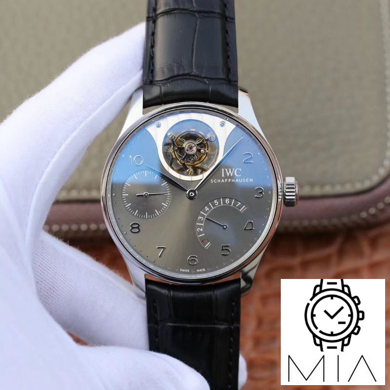 IWC Portuguese Tourbillon IW504210 ZF Factory Anthracite Dial