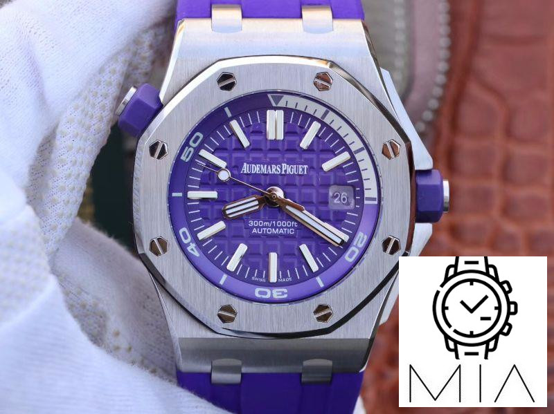 Audemars Piguet Royal Oak Offshore Diver 15710ST.OO.A077CA.01 Purple Dial