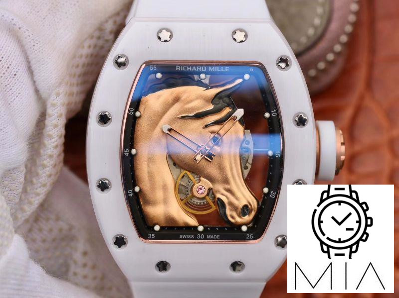 Richard Mille Polo Club Saint Tropez RM52-02 KV Factory Gold Horse Head Skeleton Dial