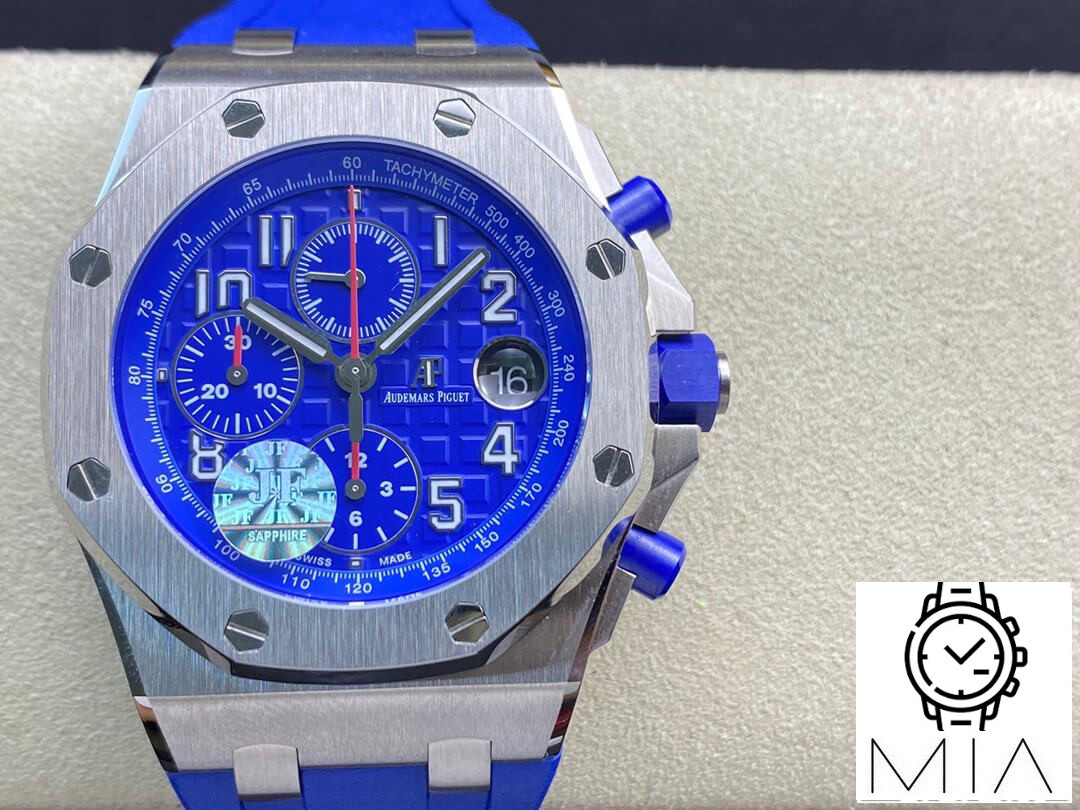 Audemars Piguet Royal Oak Offshore 26470ST.OO.A030CA.01 JF Factory Blue Rubber Strap