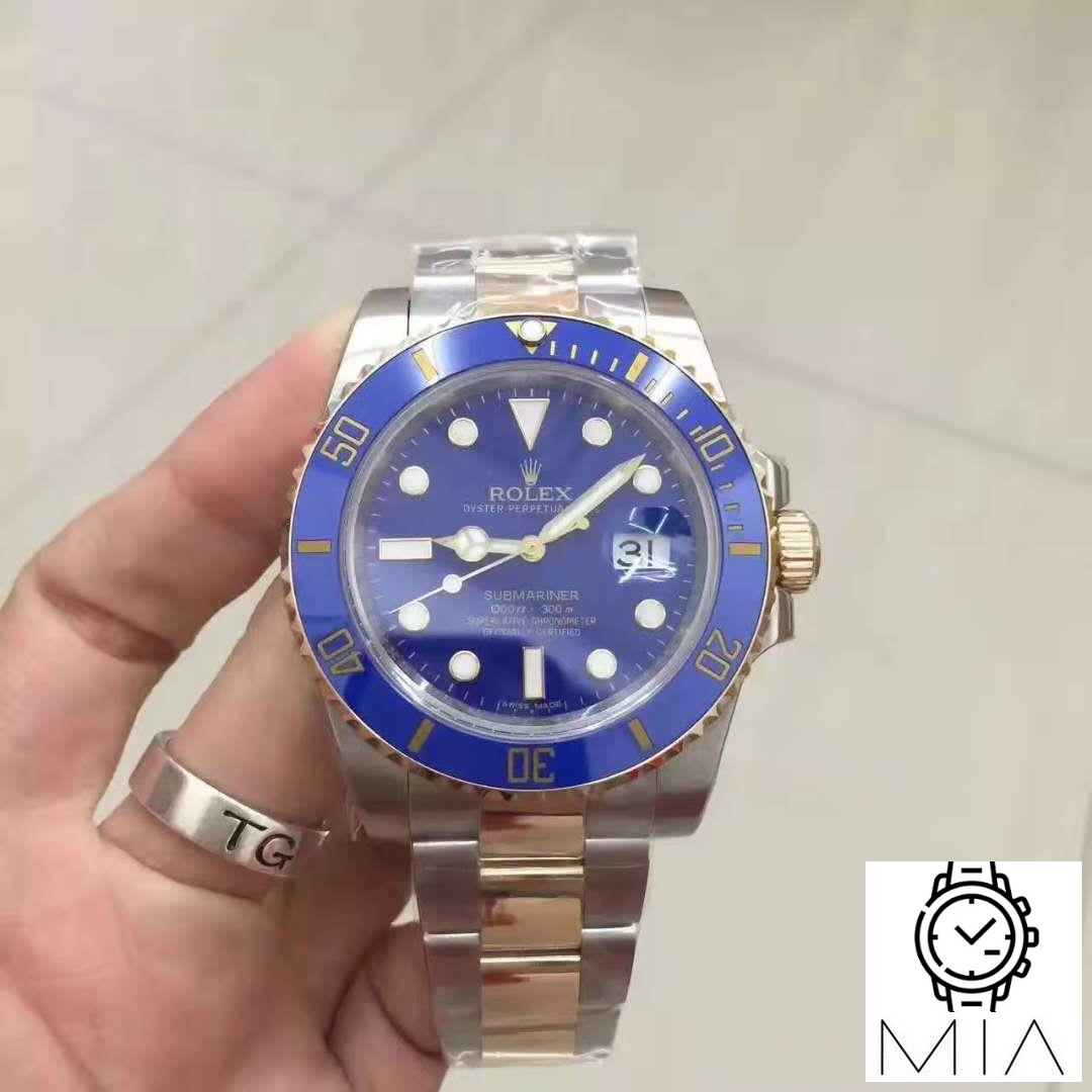 Rolex Submariner Date 116613LB Noob Factory V8 Blue Dial