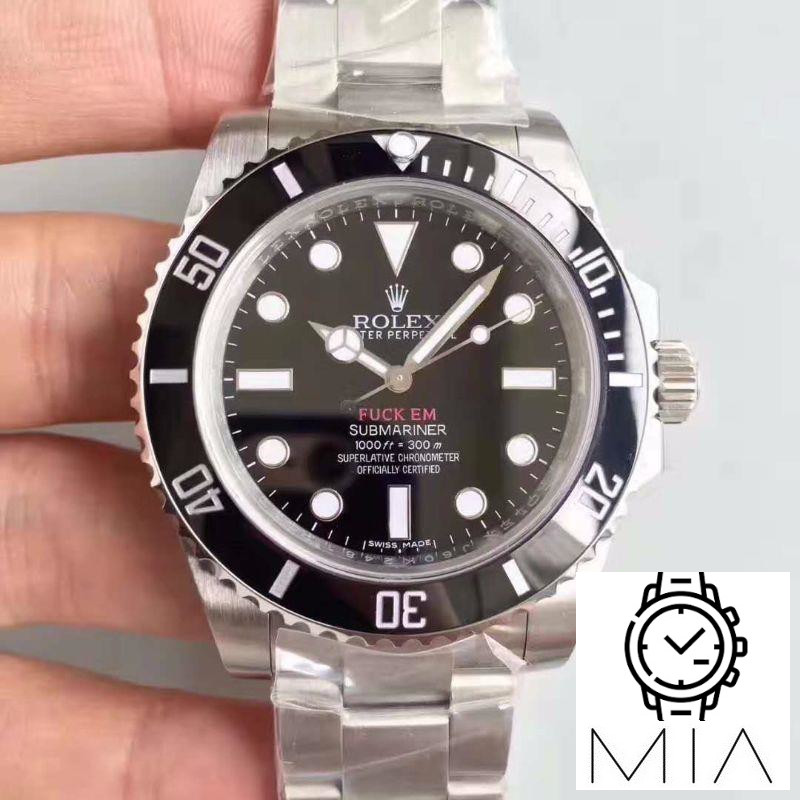 Rolex Submariner 114060 Noob Factory V9 Black Dial