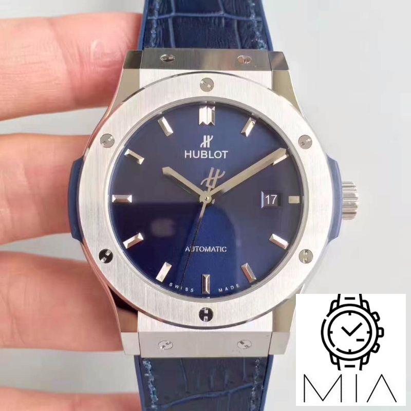 Hublot Classic Fusion Titanium Blue 511.NX.7170.LR JJ Factory Blue Dial