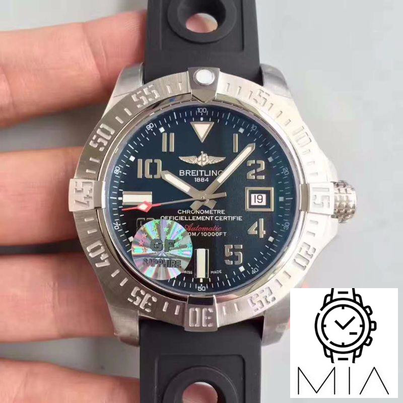 Breitling Avenger II Seawolf A1733110/F563/152S GF Factory Dark Blue Dial