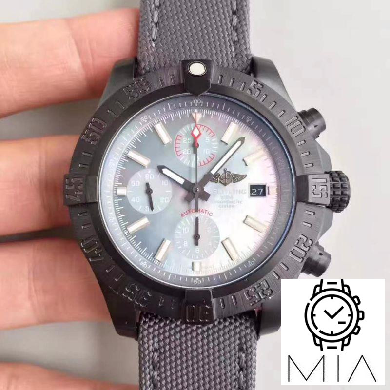 Breitling Avenger II USA Military Limited Edition M13371BU GF Factory Mother Of Pearl Dial