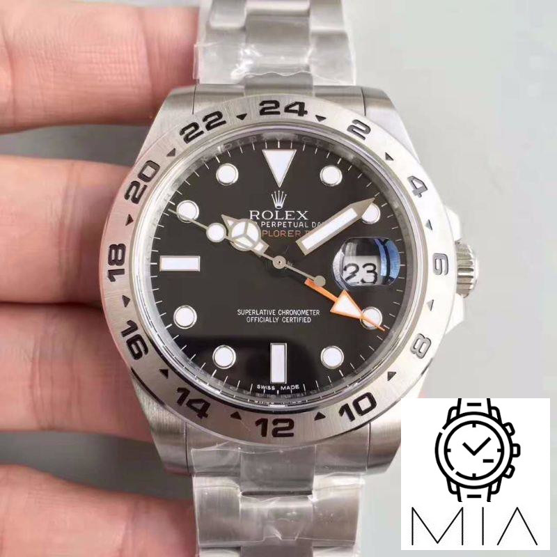 Rolex Explorer II 216570 2018 Noob Factory V7 Black Dial
