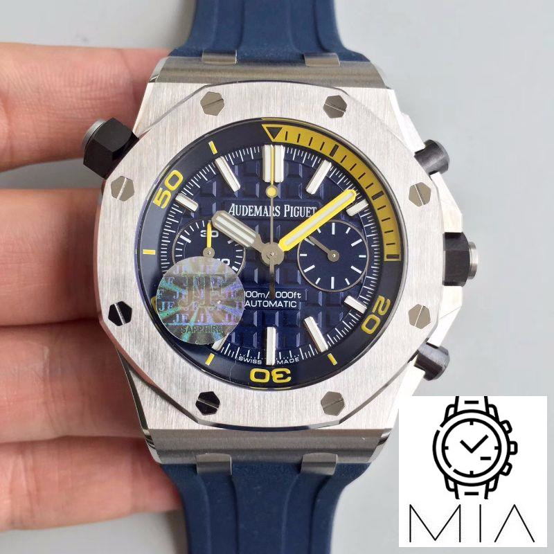 Audemars Piguet Royal Oak Offshore Diver Chronograph 26703ST.OO.A027CA.01 JF Factory Blue Dial