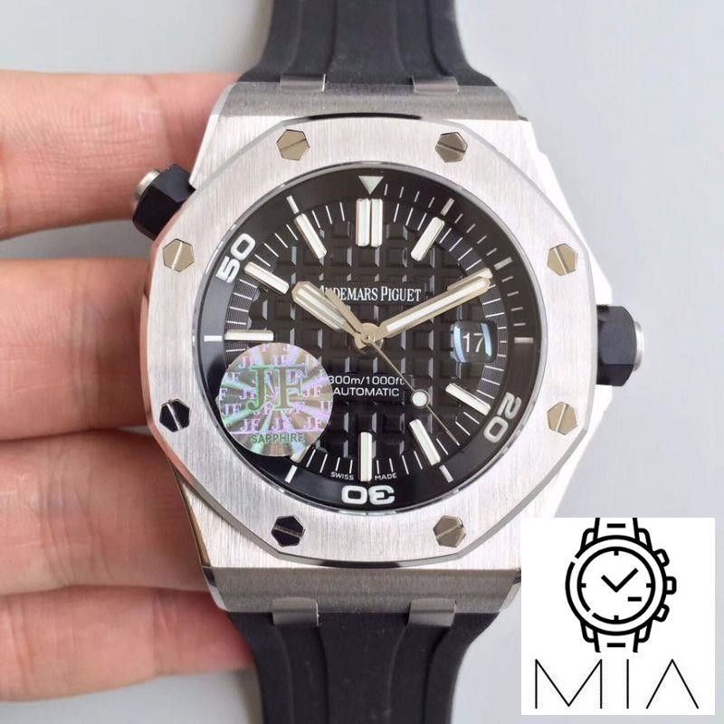 Audemars Piguet Royal Oak Offshore Diver 15710ST.OO.A002CA.01 JF Factory V9 Black Dial