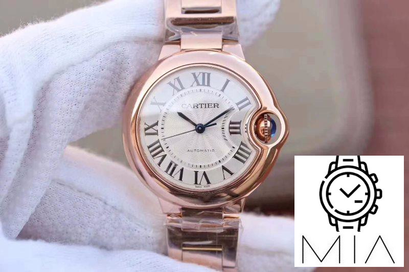 Ballon Bleu De Cartier Ladies 33MM W6920068 V9 Factory White Textured Dial