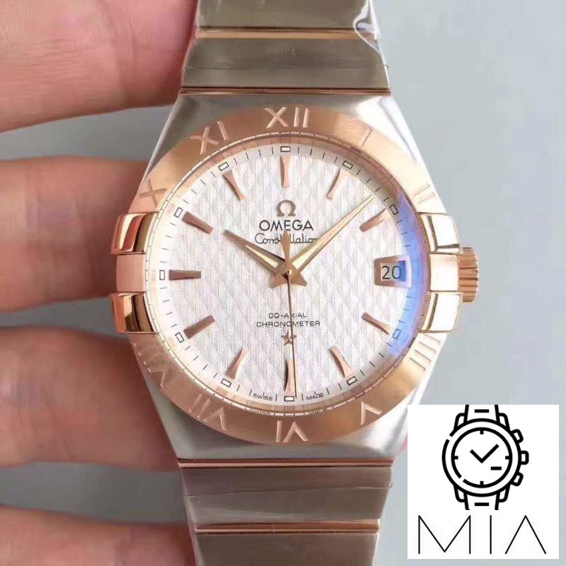 Omega Constellation 123.20.38.21.02.008 38MM 3S Factory White Textured Dial