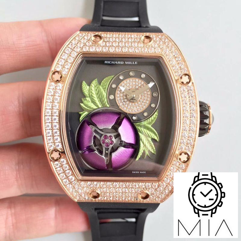 Richard Mille RM19-02 KV Factory Tourbillon Fleur Magnolia Dial