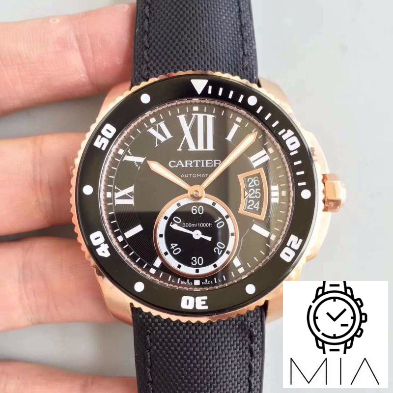 Calibre De Cartier Diver W7100052 42MM JF Factory Black Dial