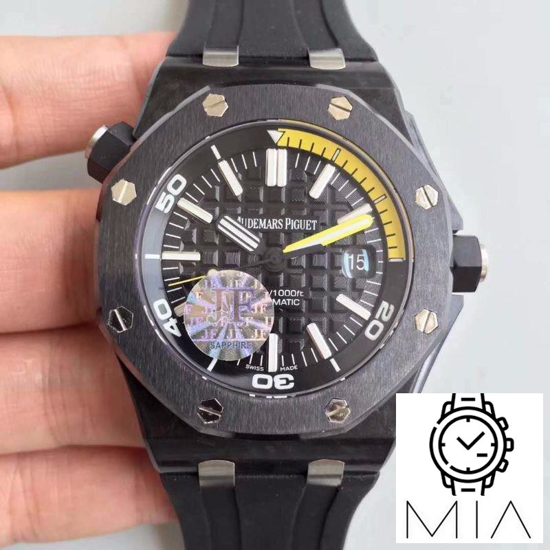 Audemars Piguet Royal Oak Offshore Diver 15706 JF Factory Black Dial