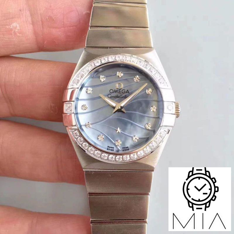 Omega Constellation Ladies 123.15.24.60.55.006 Blue Dial