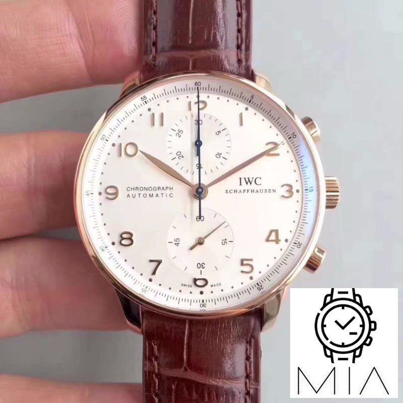 IWC Portugieser Chronograph IW371445 ZF Factory V2 Silver Dial