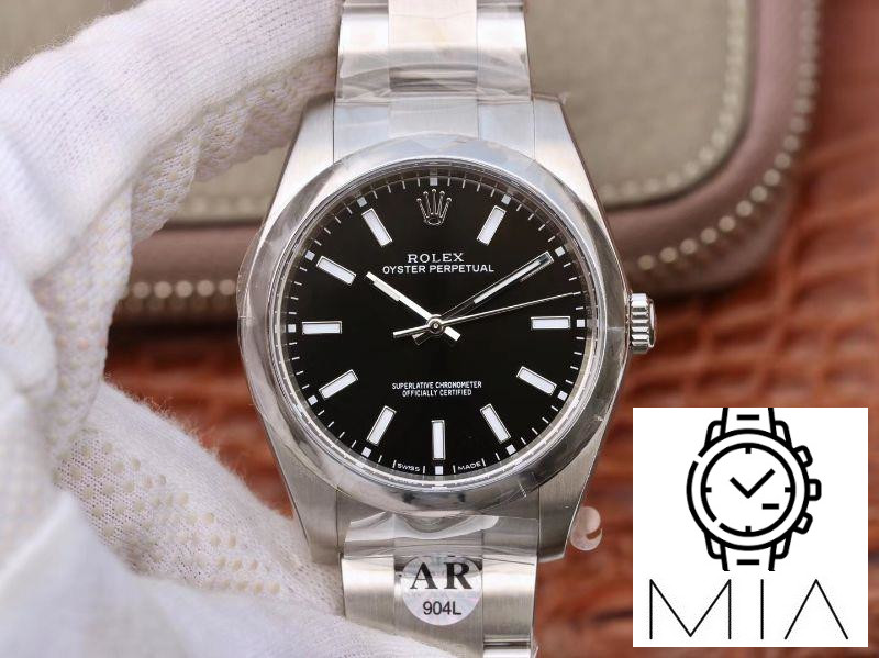 Rolex Oyster Perpetual 114300 39mm AR Factory Black Dial