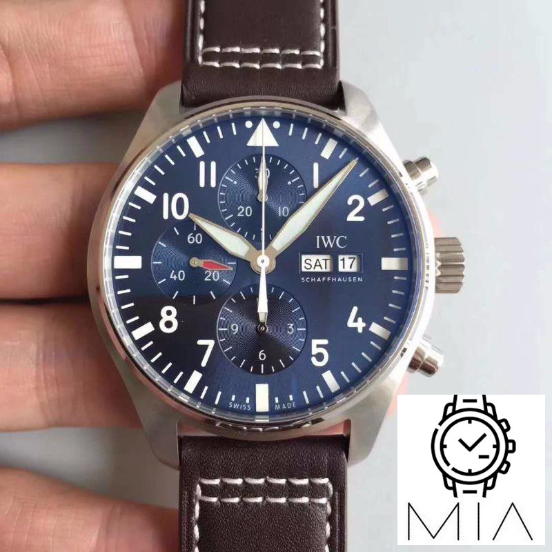 IWC Pilot Chronograph Edition Le Petit Prince IW377713 ZF Factory Blue Dial