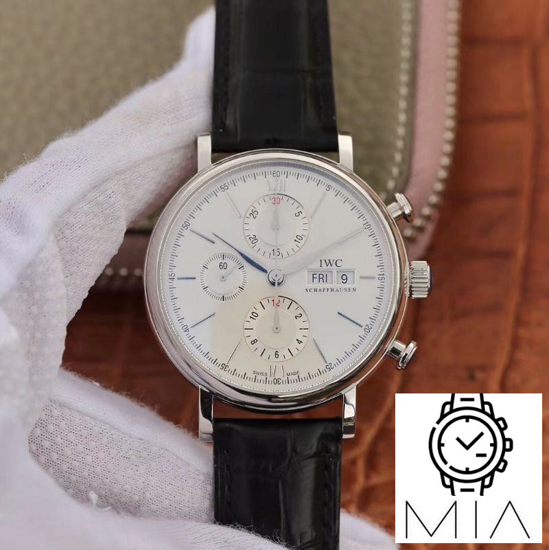 IWC Portofino Chronograph Multi-function IW391022 ZF Factory 42mm X 13.5mm White Dial