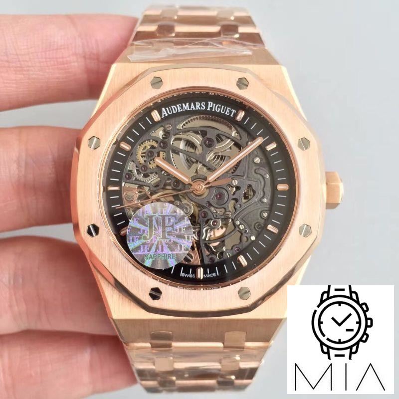 Audemars Piguet Royal Oak 15407OR.OO.1220OR.01 JF Factory Skeleton Dial