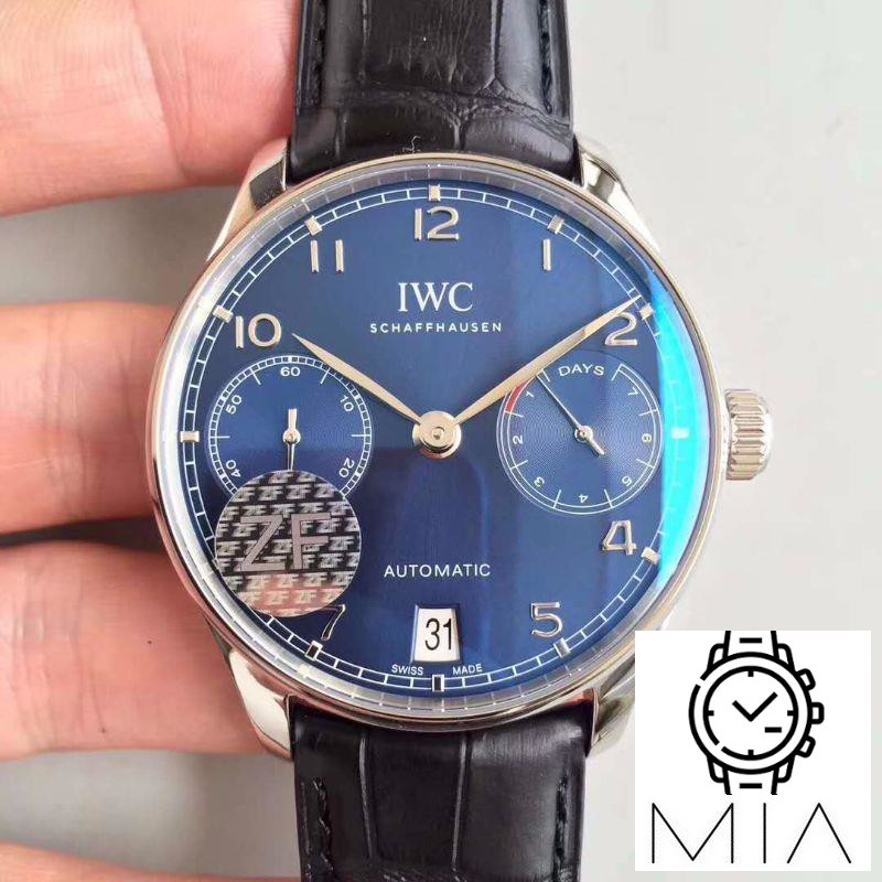 IWC Portuguese IW500703 ZF Factory Blue Dial