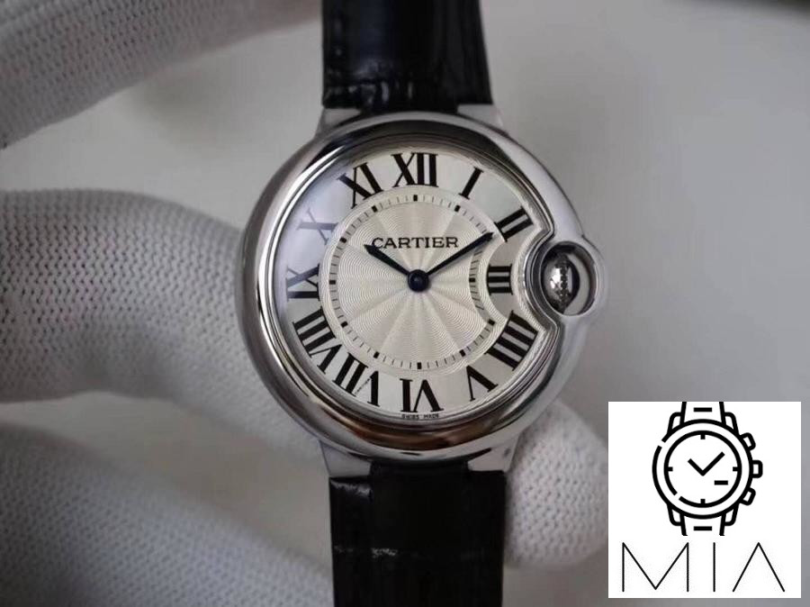 Ballon Bleu De Cartier WE902073 33MM V6 Factory Silver Dial