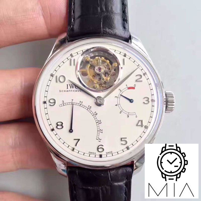 IWC Portugieser Tourbillon Mystere Retrograde IW504601 YL Factory White Dial