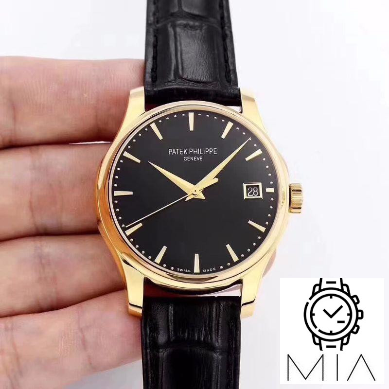 Patek Philippe Calatrava 5227 18K Yellow Gold Black Dial