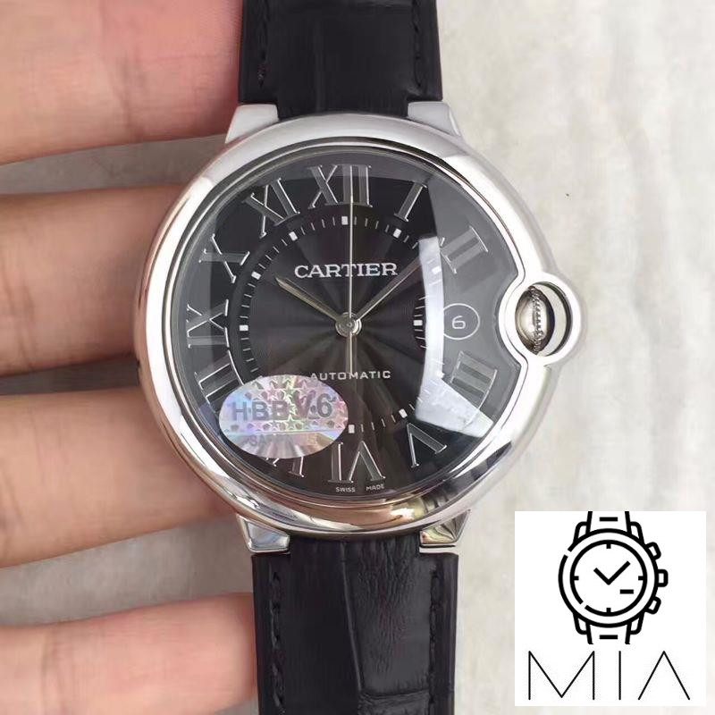 Ballon Bleu De Cartier 42MM WSBB0003 V6 Factory Black Dial