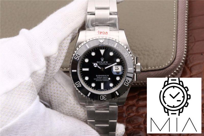Rolex Submariner 114060 300M Noob Factory V9 Version Black Dial