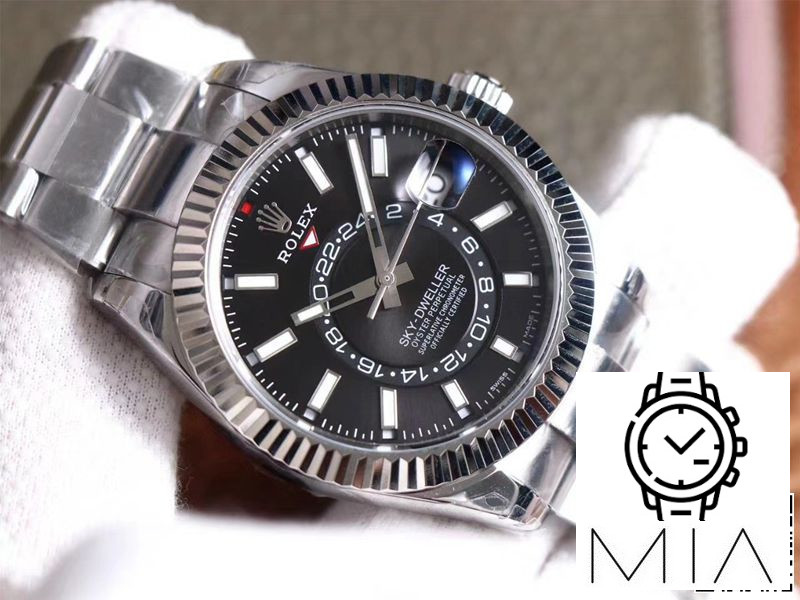 Rolex Sky Dweller M326934-0005 Noob Factory Black Dial