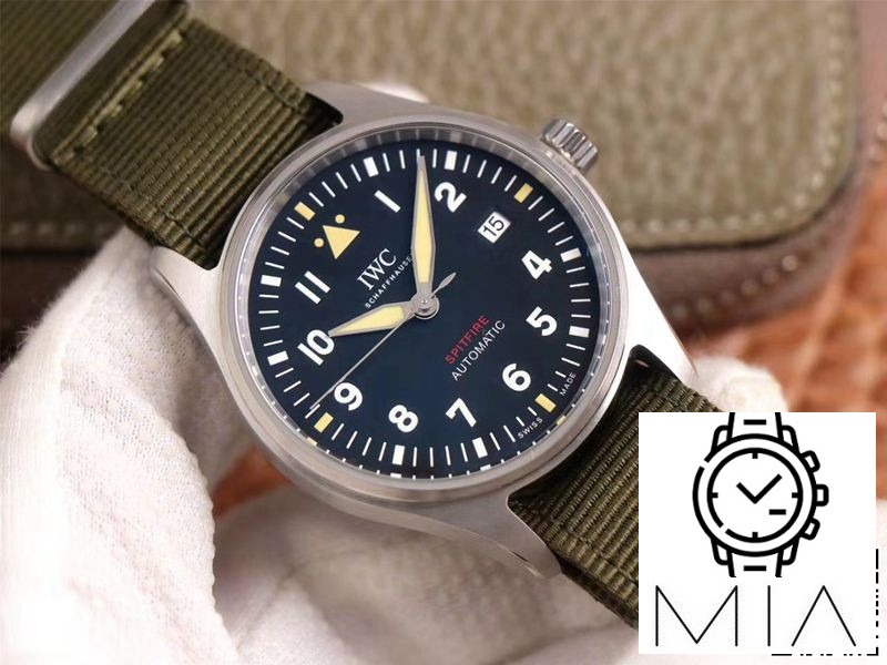 IWC Pilot Spitfire IW326801 MKS Factory Black Dial