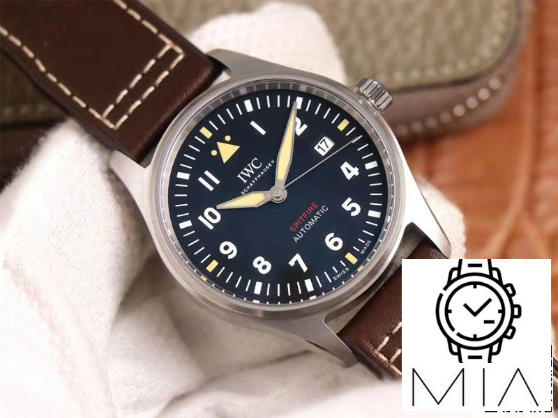 IWC Pilot Spitfire IW326803 MKS Factory Black Dial