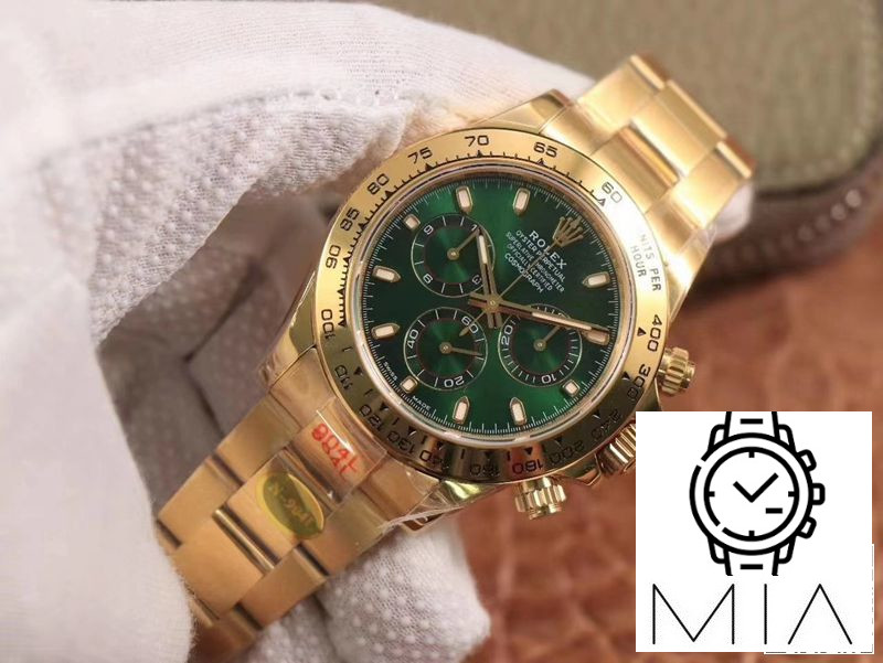 Rolex Daytona M116508-0013 Noob Factory Green Dial 4130 Movement