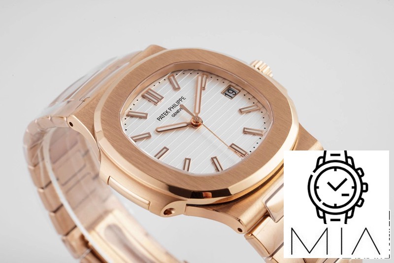 Patek Philippe Nautilus 5711/1R-001 PPF Factory V4 Rose Gold White Dial