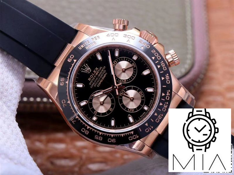 Rolex Daytona M116515LN-0017 Noob Factory Black Dial 4130 Movement