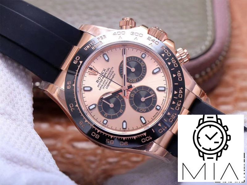 Rolex Daytona M116515LN-0021 Noob Factory Pink Dial 4130 Movement
