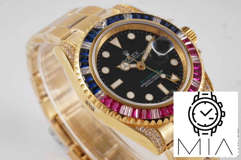 Rolex GMT Master II 116758 SAru-78208 ROF Factory Black Dial