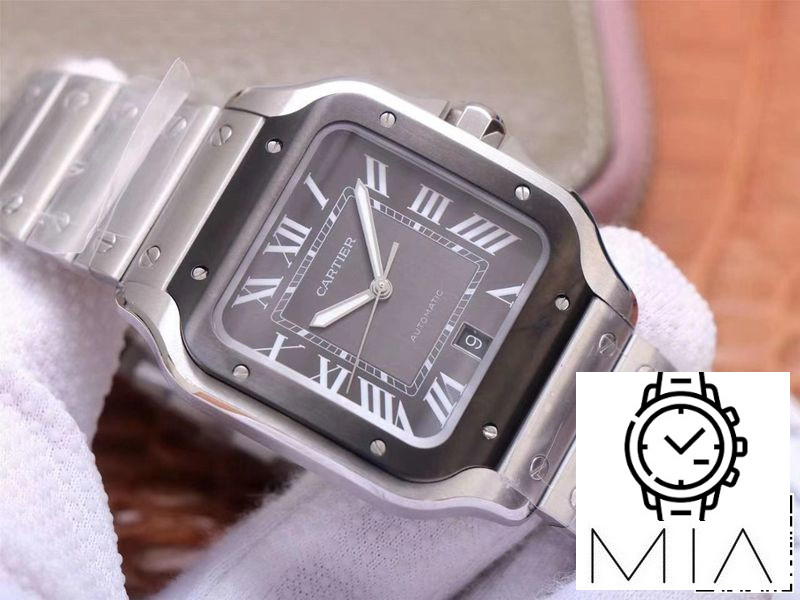 Cartier Santos de Large WSSA0037 V6 Factory Gray Dial