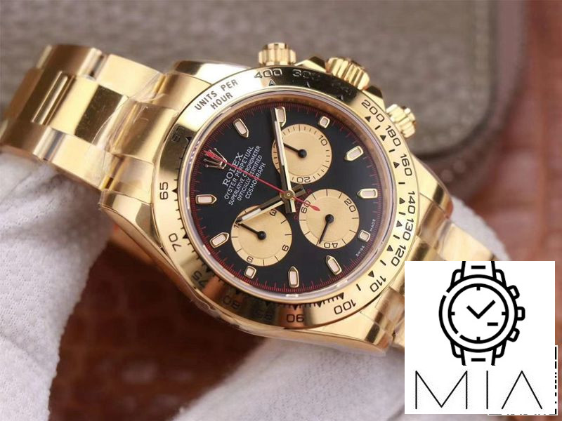 Rolex Daytona M116508-0009 Noob Factory Black Dial 4130 Movement