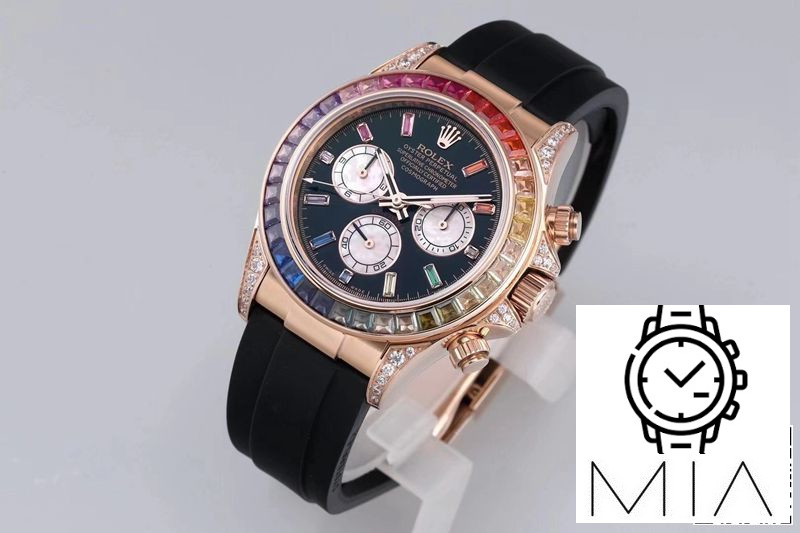 Rolex Daytona 116595RBOW BL Factory Rose Gold