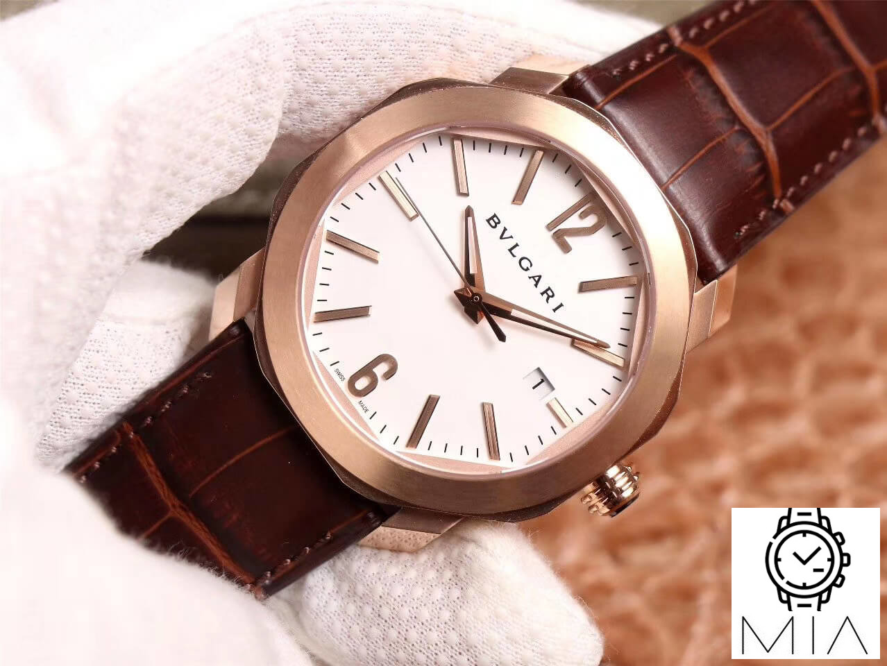 Bvlgari Octo BV Factory Rose Gold Bezel